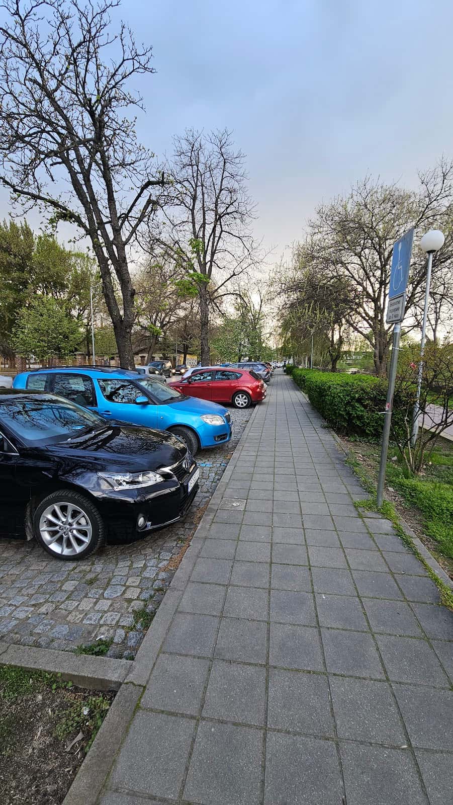 Plovdiv parking river