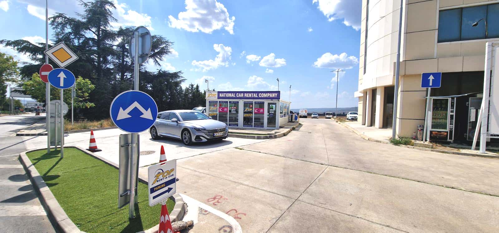 Top Rent A Car Varna Airport entrance